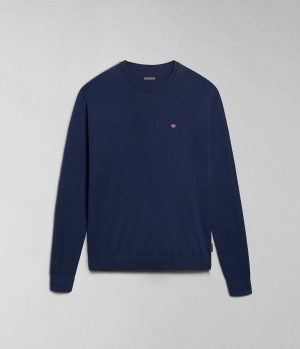 Pánské Jumpers Napapijri Decatur Jumper Tmavě Blankyt | 01CULTHXQ