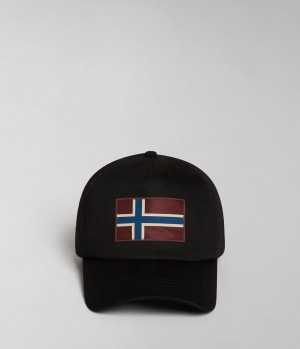 Pánské Klobouky Napapijri Falis Cap Černé | 27YEFSUPA