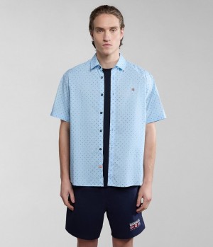 Pánské Košile Napapijri Ronge Short Sleeve Shirt Multicolour | 68CTWNUKL