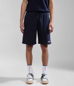 Pánské Kraťasy Napapijri Box Bermuda Shorts Tmavě Blankyt | 04BUYTHGE
