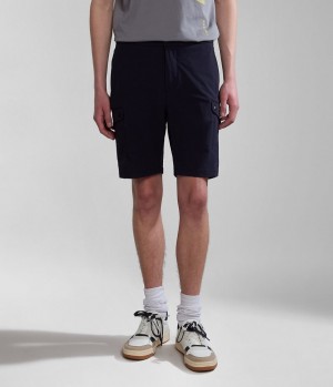 Pánské Kraťasy Napapijri Dease Tech Bermuda Shorts Tmavě Blankyt | 79FEYSHQN