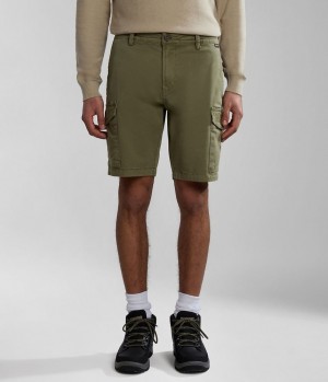 Pánské Kraťasy Napapijri Deline Bermuda Shorts Zelene | 42KWOPMID