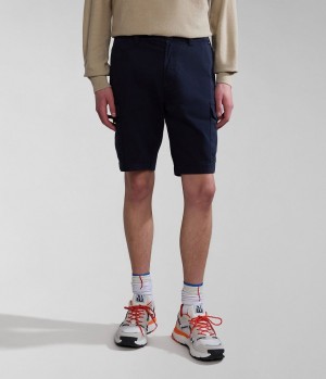 Pánské Kraťasy Napapijri Deline Bermuda Shorts Tmavě Blankyt | 53UOSZFKT
