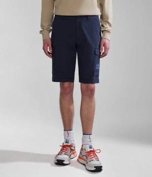 Pánské Kraťasy Napapijri Horton Bermuda Shorts Tmavě Blankyt | 16MNVUHIB
