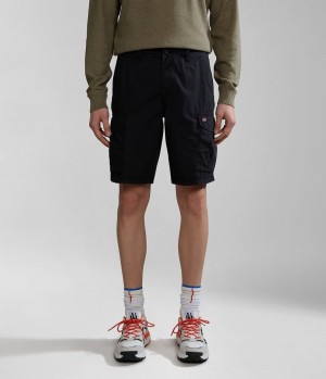 Pánské Kraťasy Napapijri Noto Bermuda Shorts Černé | 65QCOFRLI