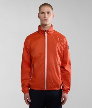 Pánské Lightweight Jackets Napapijri Cloudy Windbreaker Oranžové | 53FUWTSKL