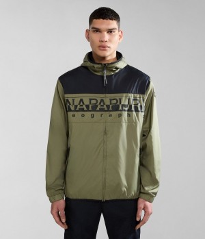 Pánské Lightweight Jackets Napapijri Raymi Short Jacket Zelene | 29JVRWAYH