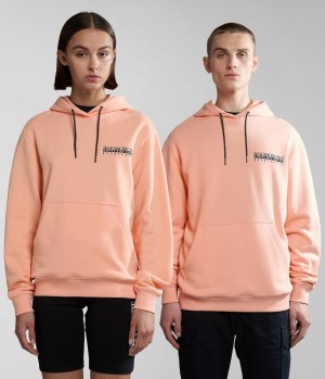 Pánské Mikina s Kapucí Napapijri Boyd Hoodie Růžové | 90FCVXREO