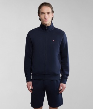 Pánské Mikiny Napapijri Balis Full-Zip Summer Sweatshirt Tmavě Blankyt | 28BETYAPF
