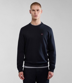 Pánské Mikiny Napapijri Balis Summer Sweatshirt Černé | 87NREJFCX
