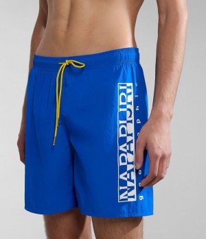 Pánské Plavky Napapijri Box Swimming Trunks Blankyt | 18DAVSYQG