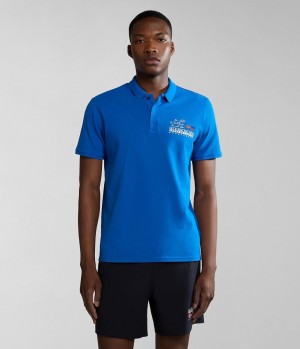 Pánské Polo Triko Napapijri Colville Short Sleeve Polo Shirt Blankyt | 83NJBIOMW