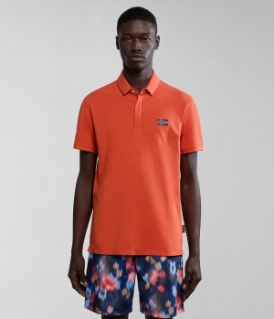 Pánské Polo Triko Napapijri Ebea Short Sleeve Polo Shirt Oranžové | 92ZWLXFTC