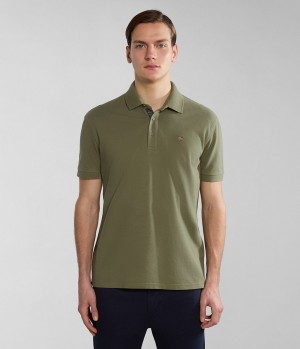 Pánské Polo Triko Napapijri Eolanos Short Sleeve Polo Shirt Zelene | 47PEMFOWV