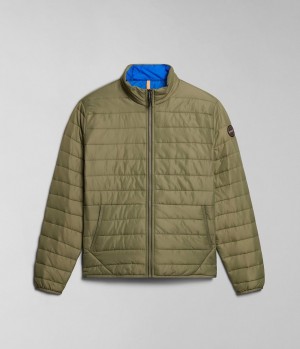 Pánské Puffer Bunda Napapijri Acalmar Short Jacket Zelene | 27ADGJNKU