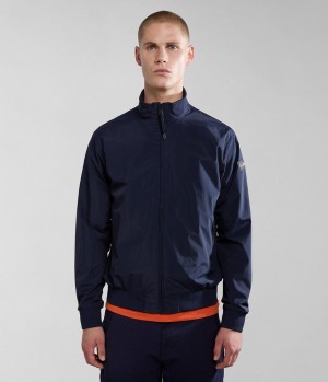 Pánské Short Jackets Napapijri Montavic Shell Jacket Tmavě Blankyt | 70ALDUMOH