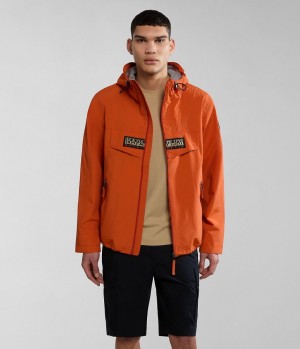 Pánské Short Jackets Napapijri Rainforest Open Summer Jacket Oranžové | 97BNKPYQZ