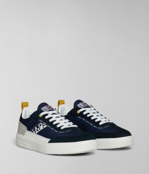 Pánské Sportovní Boty Napapijri Bark OG Trainers Tmavě Blankyt | 38RLUTKEH