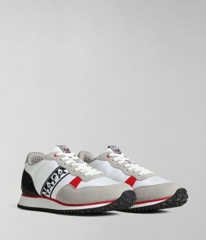 Pánské Sportovní Boty Napapijri Cosmos Trainers Bílé | 64USTBVGK