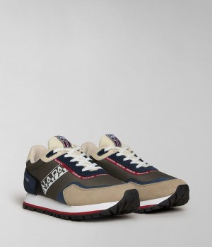 Pánské Sportovní Boty Napapijri Lotus Trainers Zelene | 06ZRUVAHJ