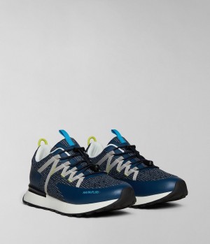 Pánské Sportovní Boty Napapijri Valley Trainers Tmavě Blankyt | 10OJMZCLE