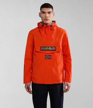 Pánské Větrovka Napapijri Rainforest Summer Anorak Jacket Oranžové | 07TWUHIJZ