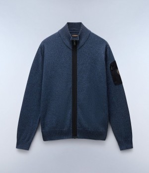 Pánské Zip Jumpers Napapijri Gardy Full-Zip Jumper Blankyt Šedé | 70VDXCSKY